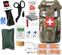 VBVARV Med Kit Trauma Kit with Tourniquet, Emergency Survival First Aid Kits, EMT IFAK Medical Kit for Severe Bleeding Control, Military Camping And Hiking,B