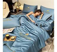 VBVARV Summer Simple Ice Silk Quilt, Without Deformation, Washable, Cooling, Lightweight, Soft, Comfortable, Ice Silk,007,200X230cm