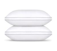 Vbvbip Soft Standard Size Bed Pillows Set of 2 - Hotel Collection Bed Pillow for Sleeping, Comfortable Down Alternative Pillows with Ergonomic Support for Back & Side Sleepers, Bedroom Pillow Pair