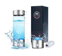 Vbvbip Upgrade Hydrogen Water Bottle Generator - Advanced SPE/PEM Technology, 1600 ppb Hydrogen in 3 Minutes, 14OZ Large Capacity, Stylish Design, Health Gift for Family & Friends