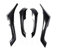 VBVKEPENDZ Interior Door Handle for A&ccord European Version 2009 2010 2011 2012 Car Interior Inner Door Handles Trims(Carbon Fiber)
