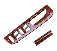 VBVKEPENDZ Interior Door Handle for VW for p&assat B5 Car Interior Black Mahogany Door Handle Lifter Switch Bracket Base Caps 3B1867171 E 3B0867175(1)
