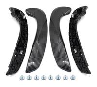 VBVKEPENDZ Interior Door Handle Interior Car Front Left Right Inner Door Pull Handle Grab Kit for Megane 3 MK3 2008-2016 for Fluence 2009-2016(Carbonfiber 4pcs)