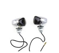 VBVKEPENDZ Motorcycle Indicators For Davidson Motorcycles Accessories Motorcycle Turn Signals Lights 1 Pair Indicator Lamp(Black)