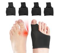 VBVOO Bunion Corrector Big Toe Straightener - 2 Pairs Flexible Toe | Maintains Big-Toe Spacing, Flexible Movement, Low-Profile Shoe Fit, Barefoot Home Use, Two Pairs For Rotation