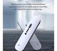 VBVVFCDG Bike Air Pressure Pump Electric Inflator Bicycle Cycle Light Rechargeable Cordless Tire Pump Basketball Car Tyre Air Inflator(Blanco)