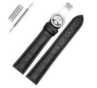VBWVA Genuine Leather Watch Strap For PP Patek Philippe Grenade 5167Ax 20mm 21mm 22mm Bracelet Men's Women Watchband Chain (Color : Black-silver, Size : 22mm)