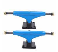 VBXCMLDPO 2PCS Professional Maple Skateboard Bracket, Longboard Stand Aluminum Mg Alloy Accessory, Lightweight Durable Outdoor Sports Skate Tool for Street and Park Use (Blue)