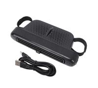 VBXCMLDPO Bladeless Car Fan for Backseat, USB Powered 3 Speeds Cooling Fan, Adjustable Angle Headrest Fan for Front and Rear Seat with Quiet Brushless Motor for Kids Pets Travel (Black)