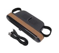 VBXCMLDPO Bladeless Car Fan for Backseat, USB Powered 3 Speeds Cooling Fan, Adjustable Angle Headrest Fan for Front and Rear Seat with Quiet Brushless Motor for Kids Pets Travel (Wood Grain)