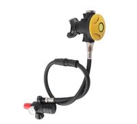 VBXCMLDPO Breathing Scuba Valve Aluminum Alloy S400, Diving Oxygen Cylinder Valve with Pressure Gauge and Explosion - Proof Safety Design for Scuba Diving Equipment