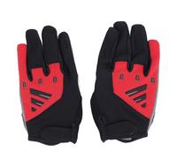 VBXCMLDPO Full Finger Cycling Gloves, Anti Slip Shock Absorbing Lightweight Touchscreen Riding Gloves with Conductive Fingertips for Men Women, Warm Fleece Lining for Spring Autumn (L)