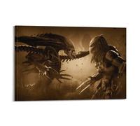 VBYTAXTWJ Alien Vs. Predator 2 Movie Poster Poster Decorative Painting Canvas Wall Posters And Art Picture Print Modern Family Bedroom Decor Posters 08x12inch(20x30cm)