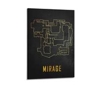 VBYTAXTWJ Video Game Counter-Strike 2 Poster5 Poster Decorative Painting Canvas Wall Posters And Art Picture Print Modern Family Bedroom Decor Posters 12x18inch(30x45cm)