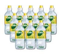VC Touch of Fruit Lemon and Lime Flavoured Still Natural Mineral Water with Low Sugar and Natural Sweetner 750ml Sports Cap Bottle Certified B Corp (Pack of 12)