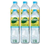 VC Touch of Fruit Lemon and Lime SUGAR FREE Flavoured Still Natural Mineral Water with Sweetner and Natural Flavours 1.5L Bottle No Calories Certified B Corp Recyclable (Pack of 6)