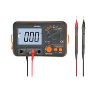 VC60B+ Digital Insulation Resistance Tester LCD Electronic DC/AC Voltmeter 0.1~2000m Ohm Megohm Meter Data Hold Alarm