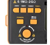VC60B Insulation Resistance Tester,250V/500V/1000V Megohmmeter with Backlit Display,for Electrical Maintenance