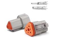 VCALDGFZ 1 Set D+T Electrical Connectors 2P/3P/4P/6P/8P 22-16 WG Waterproof D+T06-2S D+T04-2P(3P Whole Set)