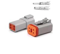 VCALDGFZ 1 Set D+T Electrical Connectors 2P/3P/4P/6P/8P 22-16 WG Waterproof D+T06-2S D+T04-2P(4P Whole Set)
