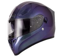 VCAN H128 FULL FACE MOTORCYCLE HELMET DUAL VISOR SUN VISOR GRADIENT PURPLE BLUE