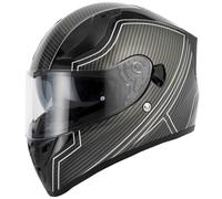 VCAN H128 FULL FACE MOTORCYCLE HELMET DUAL VISOR SUN VISOR VECTOR CARBON