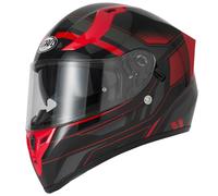VCAN H128 TITAN DROGON RAGE MOHAWK MOTORCYCLE HELMET WITH DROP DOWN SUN VISOR