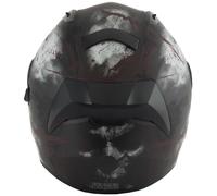 VCAN H128 TITAN DROGON RAGE MOHAWK MOTORCYCLE HELMET WITH DROP DOWN SUN VISOR