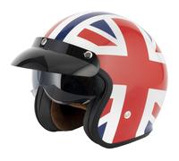 VCAN H589 Open Face Motorcycle Helmet, Union Jack (M)