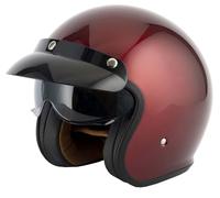 VCAN H589 SCOOTER MOD MOTORCYCLE OPEN FACE CRASH HELMET LAMBRETTA VESPA