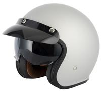 VCAN H589 SCOOTER MOD MOTORCYCLE OPEN FACE CRASH HELMET LAMBRETTA VESPA