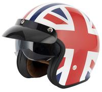 VCAN H589 SCOOTER MOD MOTORCYCLE OPEN FACE CRASH HELMET LAMBRETTA VESPA