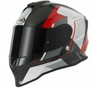 Vcan V151 Matt Black Full Face Motorcycle Helmet (X-Large, Pulsar Red)