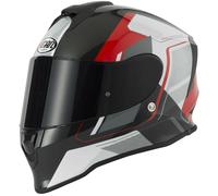 Vcan V151 Matt Black Full Face Motorcycle Helmet (Large, Pulsar Red)