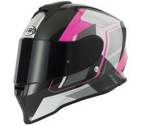 Vcan V151 Matt Black Full Face Motorcycle Helmet (Medium, Pulsar Pink)