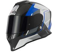 Vcan V151 Matt Black Full Face Motorcycle Helmet (Large, Pulsar Blue)