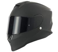 Vcan V151 Matt Black Full Face Motorcycle Helmet (Medium, Matt Black)
