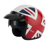 Vcan V537 Union Jack Open Face Motorcycle Helmet J&S (L)