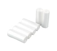 Vcansay 5 Litre Clear Bin Liners, Garbage Bags, Small Trash Bags, 150 Bags/6 Rolls