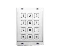 VCBGDJI Flat Keys Pin Pad Industrial 12keys 4x3 Numeric Metal Keypad For Access Control Locker Industrial telephone(RS232,Star and Hash)