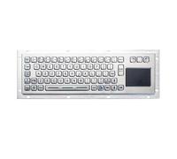 VCBGDJI Stainless Steel Backlit Keyboard, Transparent Embedded All-in-one Keyboard And Mouse For Photovoltaic Printing Machines(PS2)