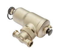 VCC HOME 22mm Brass Magnetic Boiler Filter Inline For Central Heating Systems With Isolation Valves