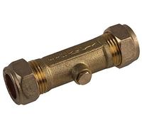 VCD Double Check Valve, Brass 15mm, for UNBRANDED, Plumbing, Valves & Stopcocks, Pipework, Pipe Fittings