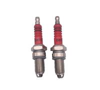 VCDXZCO 1/2pcs Motorcycle Spark Plug Iridium Spark Candles High Performance 3-Electrode A7TC D8TC Motorcycle Ignition Accessories(D8TC 2PCS)