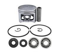 VCDXZCO 45mm Piston Ring Pin Circlip Kit for Chinese 5200 52cc Crank Bearing Oil Seal Set Chainsaw Spare Replace Part Chain Saw