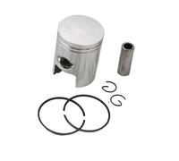 VCDXZCO 50cc 70cc 40mm 47mm Piston Kit for Piaggio 50 Nrg Extreme RST Mc2 Zip Sp 50cc 2-Stroke Scooter Engine(70cc 47mm)