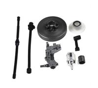 VCDXZCO Clutch Drum W Repair Kit for Chinese Chainsaw 4500 5200 5800 45cc 52cc 58cc Oil Pump Pipe Grommet Needle Bearing Fuel Filter