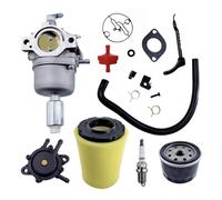 VCDXZCO D100 Carburetor for John Deere LA115 LA105 LA110 Troy Bilt Pony 42-in Riding Lawn Tractor 13WM77KS011 with 796031 Air Filter