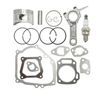 VCDXZCO for GX160 68mm Piston Ring Kit with Connecting Rod Full Gasket Set 5.5 Hp 4-Cycle Generator Engine Motor Water Pump