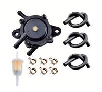 VCDXZCO Fuel Pump W/Filter & Hose for Kohler 17-25HP for Briggs John Deere for Kawasaki for Yamaha Cub Cadet Mikuni 808492 808656